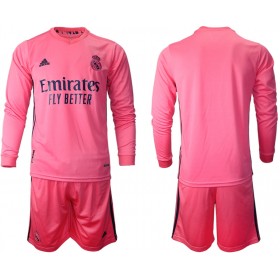 Fotbalový Dres Real Madrid Dětské Venkovní 2020/21 Dlouhý Rukáv